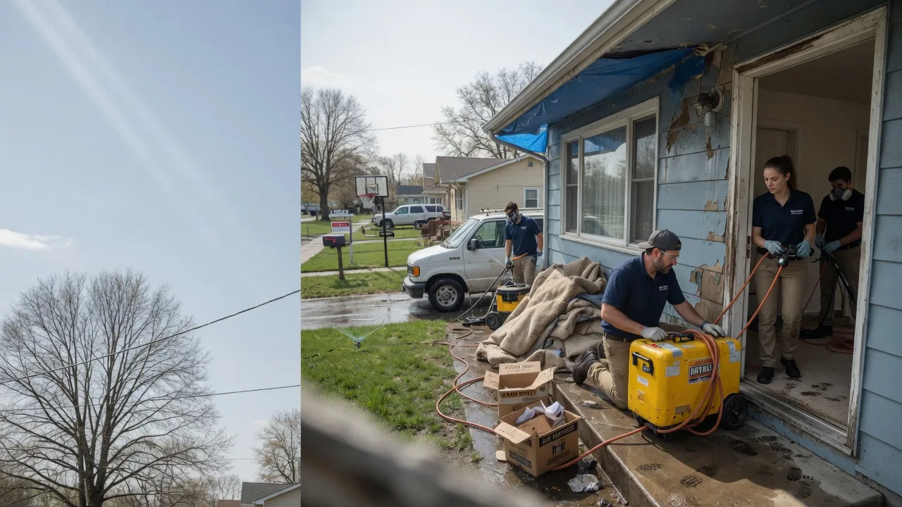 Basement Flood Cleanup in Omaha, IL near me